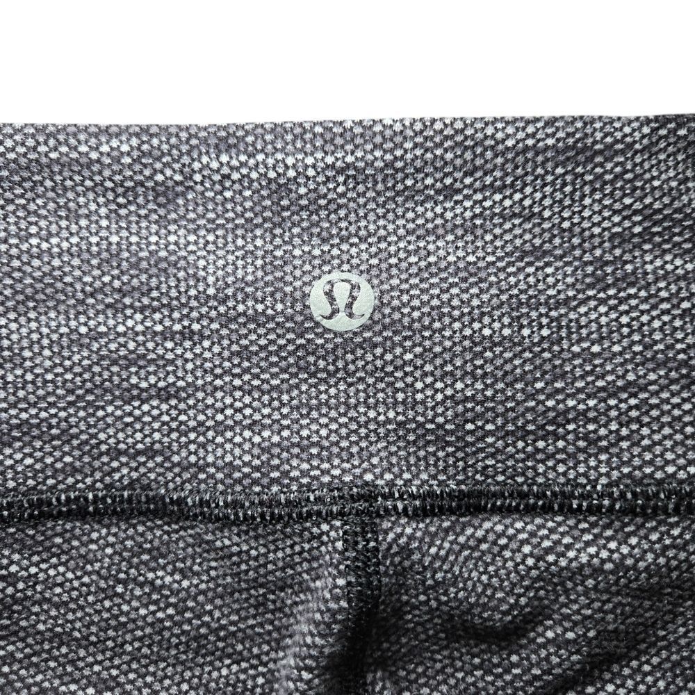 Lululemon Wunder Under Pant 28" - Diamond Jacquard Space Dye Black Slate - Picture 5 of 8